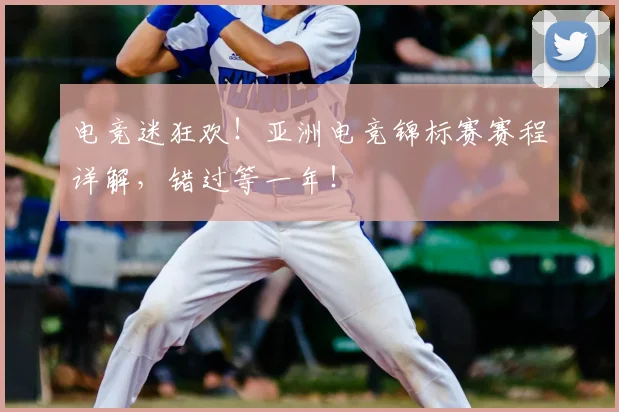 电竞迷狂欢！亚洲电竞锦标赛赛程详解，错过等一年！